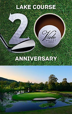 Vale Resort celebrates 20th anniversary of flagship golf course
